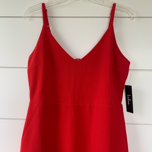 Lulu’s Stunning Red Dress - Picture 3 of 6